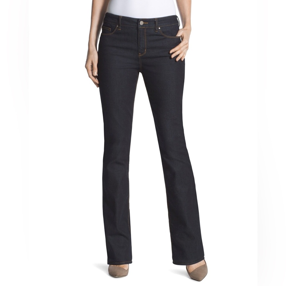 Chico’s Embellished Pocket Boot Cut Jeans Sz 1.5 (10)